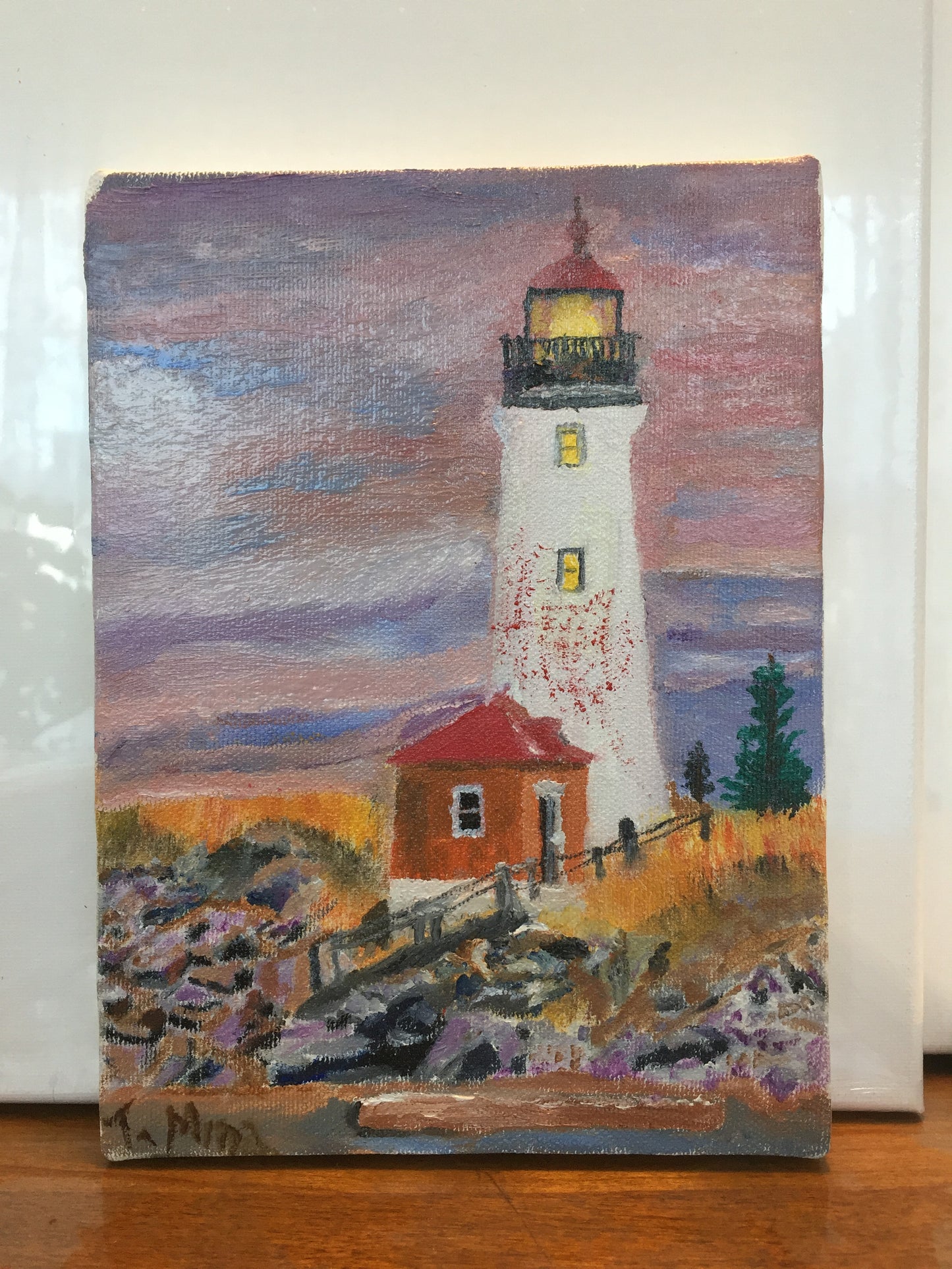 Storm SunSet Lighthouse